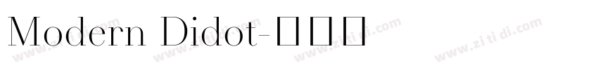 Modern Didot字体转换 Modern Didot字体转换